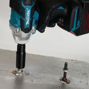 MAK 18V Lithiumbatterij Oplaadbare borstelloze slagmoersleutel Industrieel doe-het-zelf 280N.<span class=keywords><strong>M</strong></span> Max. koppel 1/2 inch aandrijving Autoreparatiegereedschap - Product Image 4