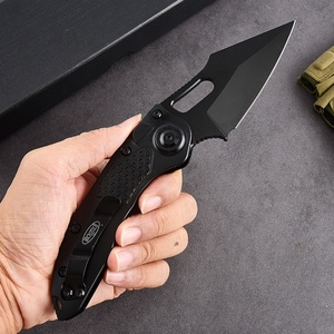 Navaja de Bolsillo Plegable Personalizable de Grado OEM para Camping, Hoja de Acero Inoxidable 3CR13 Ultra Afilada, Mango de ABS con Acabado de Madera - Product Image 4