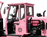 Mini-chargeuse sur pneus diesel 4x4, chargeuse frontale, pompe hydraulique 15,7 kW, machine de construction compacte