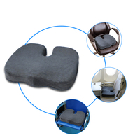 Coussin de siège en mousse à mémoire de forme pour chaise de bureau, haute densité, soulagement de la douleur pour le coccyx, la prostate et le soutien des hémorroïdes