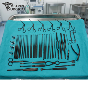 Juego de 58 Instrumentos para Timpanoplastia, para Microcirugía de Oído, de Acero Inoxidable con Recubrimiento Negro de Alta Calidad, Herramientas Quirúrgicas Manuales - Product Image 3