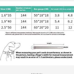 Colori personalizzati di lusso collare in pelle sintetica modello di tessuto genuino collare per cani per animali domestici forniture - Product Image 2