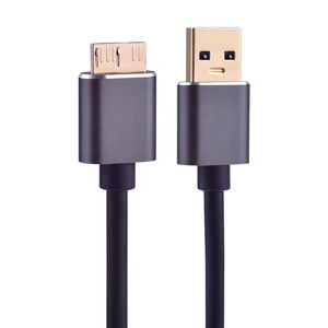 Negro 2A 4,5mm chapados en níquel de carga de datos Usb 3,<span class=keywords><strong>0</strong></span> A Micro <span class=keywords><strong>B</strong></span> Cable para Android - Product Image 6