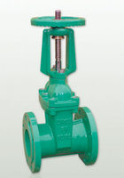Vanne à opercule manuelle économique à tige montante, raccordement à bride, pour eau potable, en fonte ductile, joint EPDM, 1,6 MPa, usine chinoise