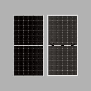 Panel Solar Bifacial PERC Tipo N de 590W con Marco Plateado de <span class=keywords><strong>Doble</strong></span> Vidrio |   21.6% de Eficiencia, Alta Durabilidad, Entornos Difíciles, AR - Product Image 2