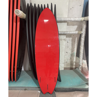Offre Spéciale IXPE mousse résine époxy fibre de verre queue de poisson Softboard planches de surf Soft Top pour l'école de surf pour enfants pour les eaux de l'océan