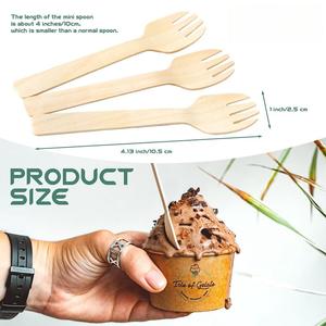 Thân Thiện Với Môi Trung Quốc Các Nhà Sản Xuất Wholesale165mm Phân Hủy Sinh Học Dao Kéo Dùng Một Lần Bằng Gỗ Muỗng Nĩa Và Dao - Product Image 5