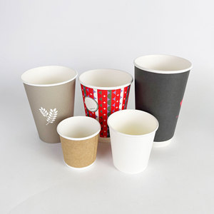 Tasses à café en papier écologique personnalisées durables 8Oz 12Oz 16Oz 20Oz jetables pour la nourriture pour ventilateur café à emporter - Product Image 4