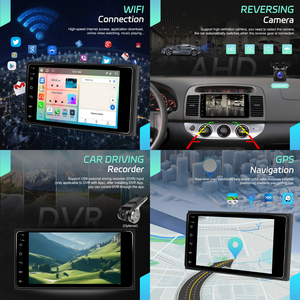วิทยุสเตอริโอรถยนต์ระบบ Android 4 + 64GB/6 + 128GB 7 "Para Auto with CarPlay & Android Auto GPS WiFi HIFI สำหรับ <span class=keywords><strong>toyota</strong></span>/corolla - Product Image 3