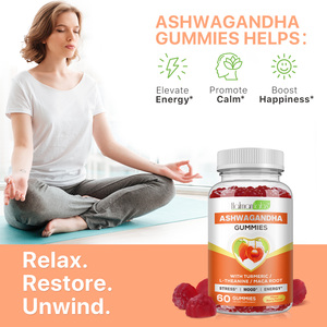 Organische Ashwagandha Extract Supplement Voor Vrouwen Huid Resveratrol Rijke Kruidencapsules Nutritionele Plant Gummies - Product Image 2