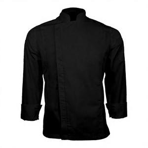 Tesimei Men's Long Sleeve <b>Chef</b> <b>Jacket</b> Summer Polyester/Cotton Restaurant & Bar Uniform In-Stock - Product Image 2