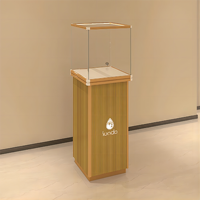 Vitrine de musée Sundo Antique avec éclairage LED, présentoir en verre pour objets de collection, kiosque d'exposition