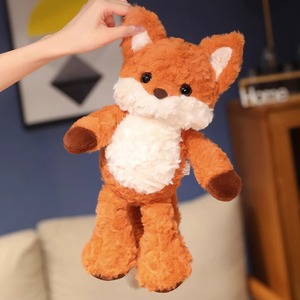 Hot Sale Cute Cartoon Orange Running Fox Plush Doll Child's Birthday Gift with Sleeping Pillow <b>Toy</b> Decorations - Product Image 1