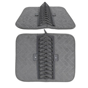 Tapis égouttoir 2-en-1 super absorbant pour cuisine, idéal pour assiettes, casseroles, bols et ustensiles – Vente en gros - Product Image 4