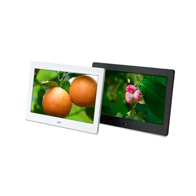 Shenzhen lexing 7 inch video digital photo frame with rechargeable battery for sale