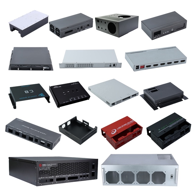 Factory Custom OEM Sheet Metal Fabrication Services Stainless Steel Aluminum Iron Box Shells Stamping Bending Welding Laser