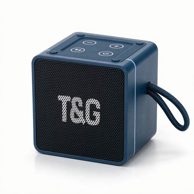 TG687 5W 5.3 Speaker TWS Pairing Portable Wireless Cube Speaker Deep Bass FM Radio TF Card Mini Outdoor Speaker