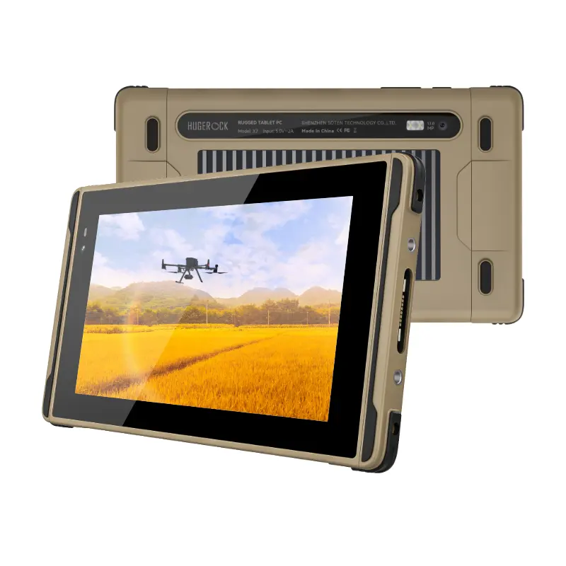 OEM X7 128GB 1 año 2600NITs vehículo de alta luz 7 pulgadas impermeable drone robusto GPS para PC tableta computadora Android