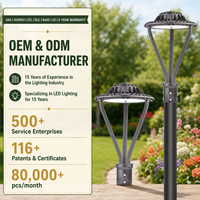 Lampe de jardin/rue LED BBIER moderne, garantie 5 ans, 100W, 100V, étanche IP67, haute luminosité, angle de faisceau 120°