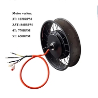 Moteur de moyeu sans balais 19 pouces QS205 50H 5000W pour roue de moto, batterie lithium, moteur à entraînement arrière, LED, Ncyclebike ENC5000QS