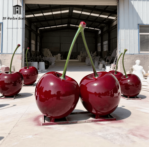 Escultura de Cereza Gigante Personalizada de Fibra de Vidrio para Decoración de Tiendas y Granjas de Frutas - Product Image 5