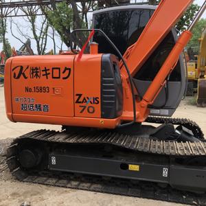 Mini Excavadora hidráulica sobre orugas Hitachi ZX70 usada a precio competitivo, entrega rápida, bomba de bajo precio, maquinaria ZX55 ZX50 ZX60 ZX80 - Product Image 4