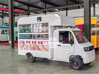 Remorque alimentaire mobile et chariot de cuisine entièrement équipés, construction en fibre de verre/aluminium, pour les entreprises de restauration rapide, de crème glacée et de traiteur