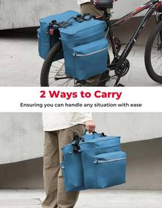 Échantillon gratuit Sac de voyage pour vélo de haute qualité Sac de coffre pour vélo électrique Sac de siège arrière Porte-bagages pour vélo Sac de voyage pour vélo électrique Moto - Product Image 2