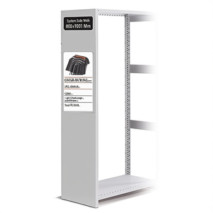 Système Fami St - Mur latéral 800x1000 mm - Gris clair RAL7035 - Rangement d'outils - Product Image 3