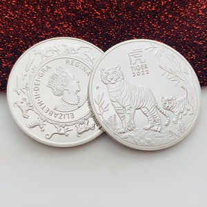 Moneta Commemorativa dello Zodiaco Tigre 2022 Australia, in Metallo Dipinto, per l'Anno del Tigre - Product Image 6