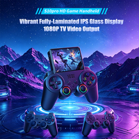 Console de jeu portable rétro S10 PRO Open Source, lecteur de jeux d'arcade portable avec double système pour la vente en gros