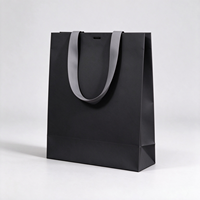 Sacs en papier de luxe durables pour bijoux, vente en gros, pour collier, bague, bracelet, emballage cadeau, logo personnalisé imprimé, poignée en ruban