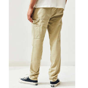 Pantaloni da Lavoro di Tendenza <span class=keywords><strong>Cargo</strong></span> per Uomo Classici <span class=keywords><strong>Beige</strong></span> Jeans da Carpentiere - Product Image 2