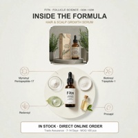 Sérum de croissance capillaire à la biotine, au romarin et aux peptides pour des cheveux plus épais et plus volumineux, nourrissant le cuir chevelu, OEM, étiquette privée, vente en gros, personnalisé, premium