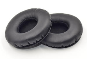 Defean แผ่นปิดหูสีดำ,ที่ครอบหูฟังแบบสวมหูที่ปิดหูแผ่นรองหูฟังหนังนิ่มกว่าสำหรับ <span class=keywords><strong>Sol</strong></span> <span class=keywords><strong>Republic</strong></span> Tracks HD V8 V10 - Product Image 4