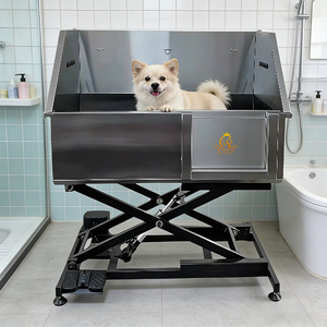 EUR PET Bañera Eléctrica Elevadora de Acero Inoxidable de Alta Gama para Mascotas, Tina de Lavado de Perros de Acero Inoxidable para Hospitales Veterinarios y Uso Doméstico - Product Image 1