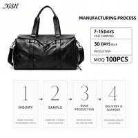 Sac de sport XISHANG personnalisé OEM ODM pour homme avec compartiment à chaussures, séparation sec/humide, grande capacité pour la gym et les courts séjours, bagage de voyage