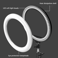 YEAH personnalisé 10 pouces 26 cm Selfie extensible Dimmable Ringlight maquillage LED cercle 26 cm 10 pouces anneau lumineux avec support de trépied