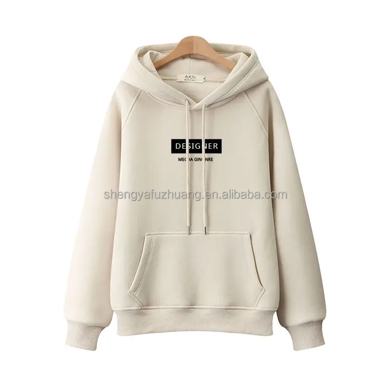 Wholesale Women's Sweater printing Hoodies Gym Fitness Plain fashion Oversized Hoodies Ladies Sweatshirts