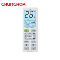 Télécommande universelle pour climatiseur K-1302E-2, 15 boutons, portée de 8 m, minuterie, fonctions de refroidissement rapide, faible consommation d'énergie, matériau ABS