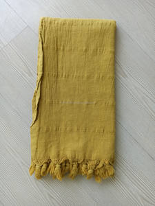 Toallas turcas Pestemal, venta al por mayor-Aspecto rústico lavado a la piedra, colección de lavado vintage mostaza Peshtemal Peshtamal Pestamal - Product Image 2