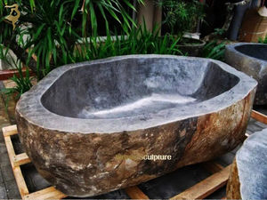 Granite River Rock Bath Tub Natural Stone <strong>Bathtubs</strong> - Product Image 6