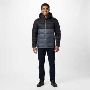Custom Logo Men Puffer Jacket <b>Winter</b> Warm Quilted <b>Coat</b> Lightweight Outdoor Sportswear Windbreaker Wholesale Supplier - Product Image 1