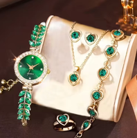Montre-bracelet à quartz Y669 en alliage avec strass incrustés, vente en gros, lot de six bijoux, combo montre femme, Reloj pour femmes
