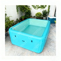 Piscine gonflable sur mesure en gros de Chine, DWF Drop Stitch, pour jardin, hors sol, portable, pour la revente et usage commercial