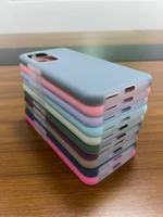 Étui magnétique antichoc en silicone liquide effet peau avec béquille pour Samsung/Tecno/Redmi, coque de protection effet miroir Macaron