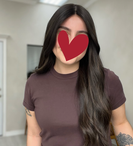 Peluca Americana de Cabello Humano para Judíos, con Parte Superior de Seda y Línea de Cabello de Encaje, Color Castaño con Reflejos Decolorados, Nudos Decolorados, para Bodas - Product Image 2