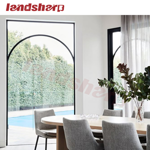 หน้าต่างและประตูบานเฟรนช์แบบ Landsharp กระจกโค้ง ประตูบานเฟรนช์อะลูมิเนียม ป้องกันความร้อน ฉนวนกันความร้อน หน้าต่างสั่งทำพิเศษ - Product Image 4
