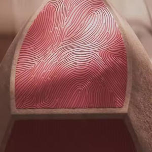 2025 nueva moda emulational huella dactilar cuero multicolor maquillaje esponja maquillaje licuadora - Product Image 3