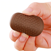Protections de pieds de meubles en silicone autocollantes antidérapantes réutilisables lavables pour chaises et tables, pour sols en bois à la maison